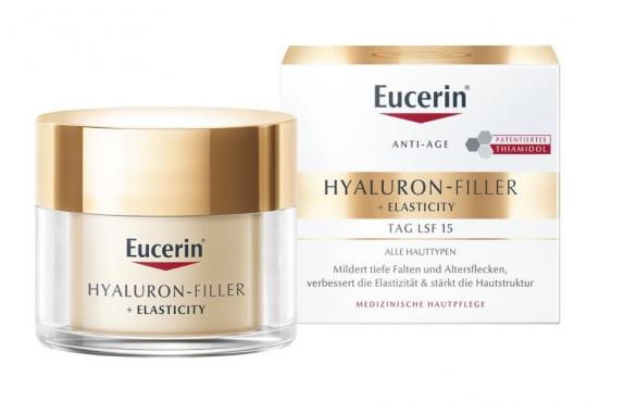 Eucerin HYALURON FILLER + ELASTICITY Anti Aging Tagespflege mit LSF 15