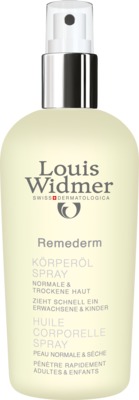 LOUIS WIDMER Remederm Körperöl Spray leicht parfümiert