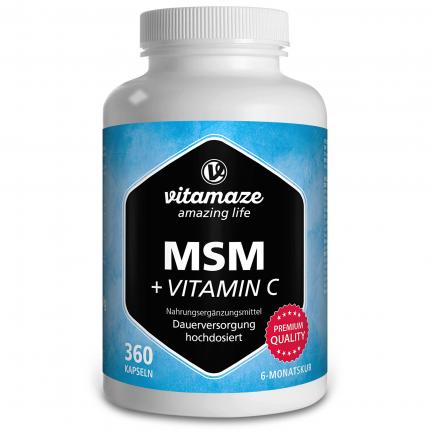 vitamaze MSM HOCHDOSIERT + Vitamin C