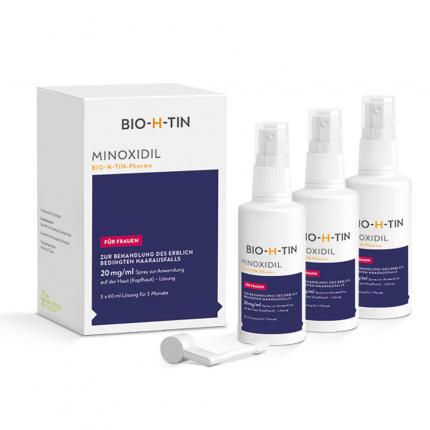 MINOXIDIL BIO-H-TIN Pharma FÜR FRAUEN 3 Monatspackung