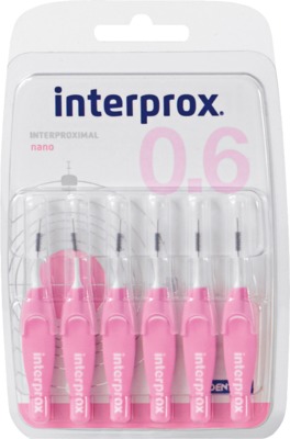 INTERPROX reg nano rosa Interdentalbürste Blister