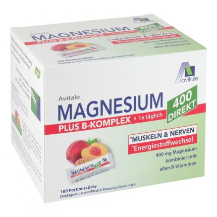 Avitale MAGNESIUM PLUS B-KOMPLEX 400 DIREKT