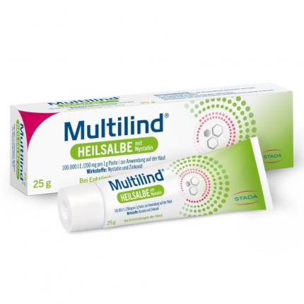 Multilind Heilsalbe mit Nystatin