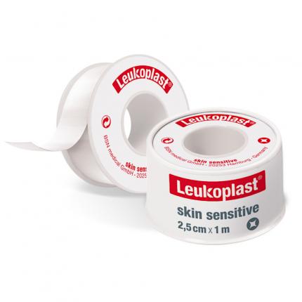 Leukoplast skin sensitive medizinisches Rollenpflaster 2,5 cm x 1 m