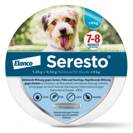 Seresto Halsband für kleine Hunde bis 8 kg