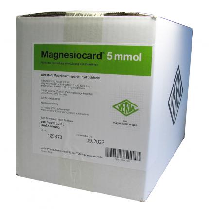 MAGNESIOCARD 5 mmol Plv.z.Her.e.Lsg.z.Einnehmen