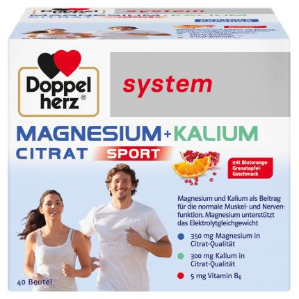 Doppelherz system MAGNESIUM + KALIUM CITRAT