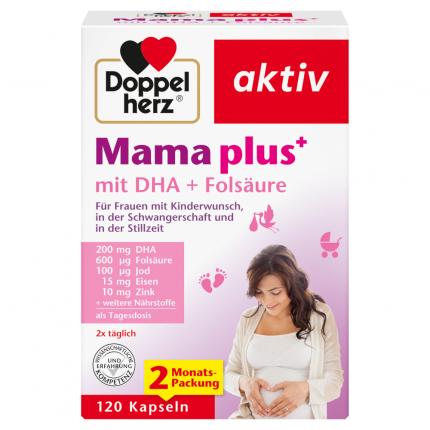 Doppelherz aktiv Mama plus+ mit DHA + Folsäure