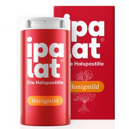 Ipalat Halspastillen Honigmild mentholfrei ohne Zucker