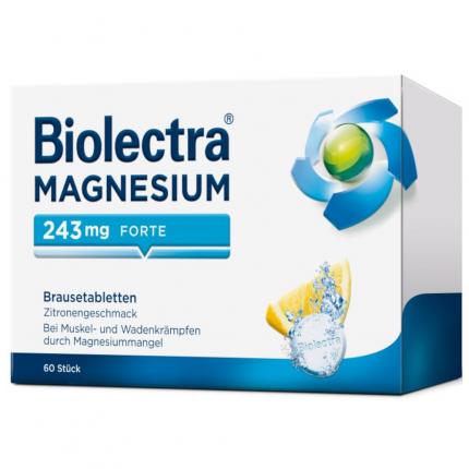 Biolectra MAGNESIUM 243mg FORTE Zitrone