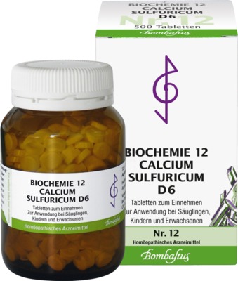 BIOCHEMIE 12 Calcium sulfuricum D 6 Tabletten