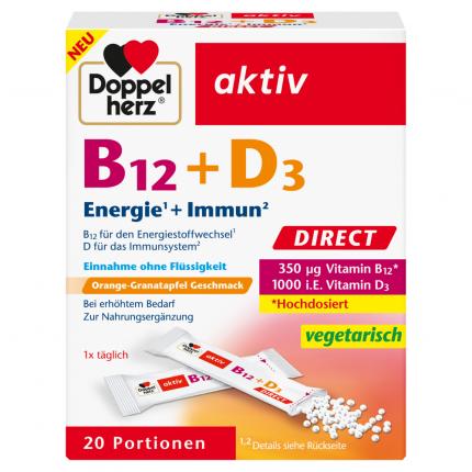 Doppelherz aktiv B12 + D3 DIRECT