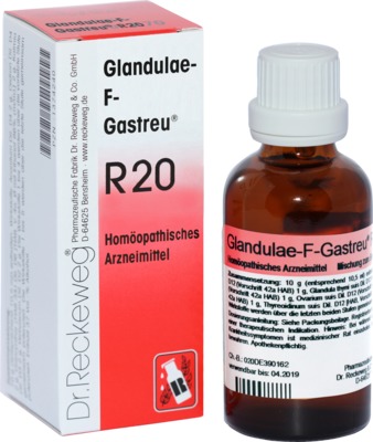 GLANDULAE F Gastreu R 20 Tropfen zum Einnehmen