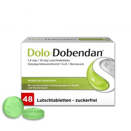 Dolo-Dobendan - betäubt den Halsschmerz