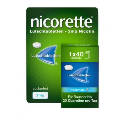 nicorette Lutschtablette freshmint 2 mg Nikotin zur Raucherentwöhnung