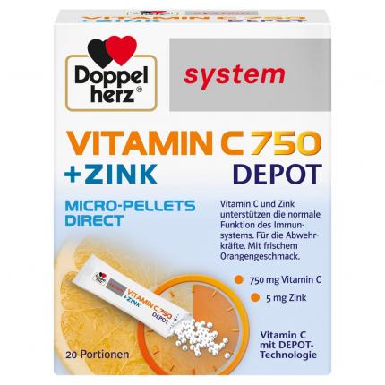 Doppelherz system Vitamin C 750 + ZINK