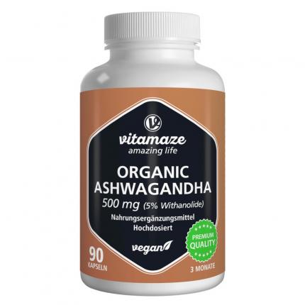 vitamaze ORGANIC ASHWAGANDHA 500mg