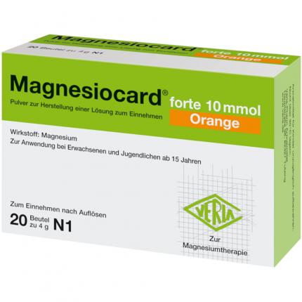 MAGNESIOCARD forte 10 mmol Orange Plv.z.H.e.L.z.E.