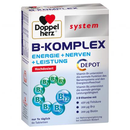 Doppelherz system B-Komplex ENERGIE + NERVEN + LEISTUNG