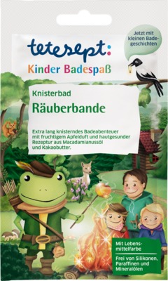 TETESEPT Kinder Badespaß Knisterbad Räuberbande