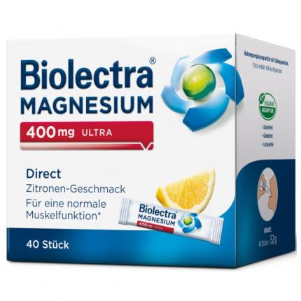 Biolectra MAGNESIUM 400mg ULTRA Direct Zitrone