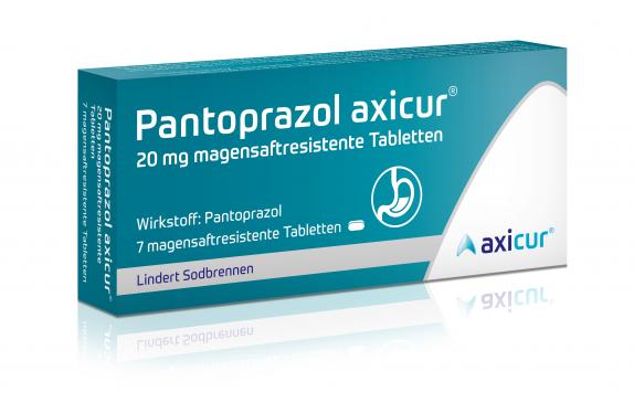 Pantoprazol axicur 20 mg bei Sodbrennen