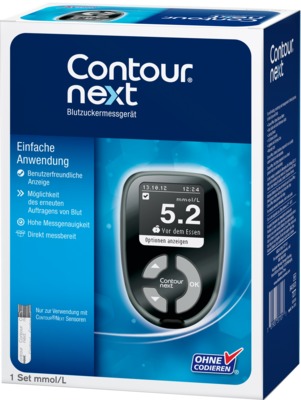 CONTOUR Next Blutzuckermessgerät Set mmol/l