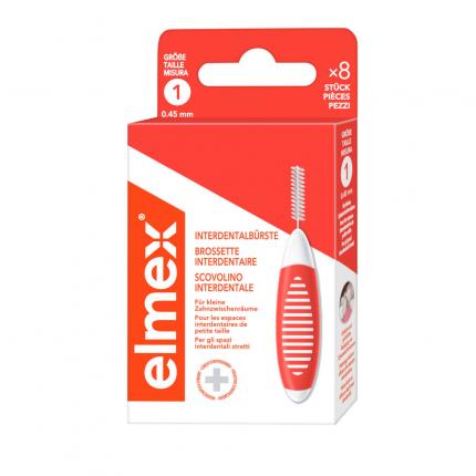 elmex INTERDENTALBÜRSTE orange Größe 1, 0,45mm