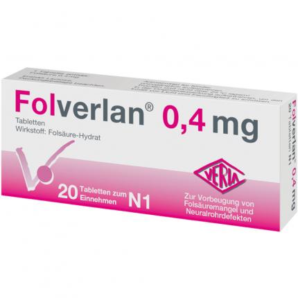 FOLVERLAN 0,4 mg Tabletten