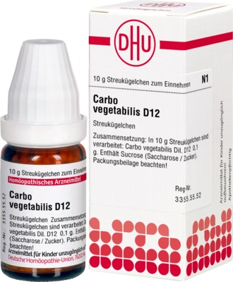 CARBO VEGETABILIS D 12 Globuli