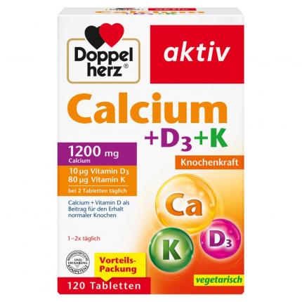 Doppelherz aktiv Calcium + D3 + K