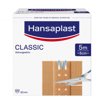 Hansaplast CLASSIC Atmungsaktiv 6cm x 5m