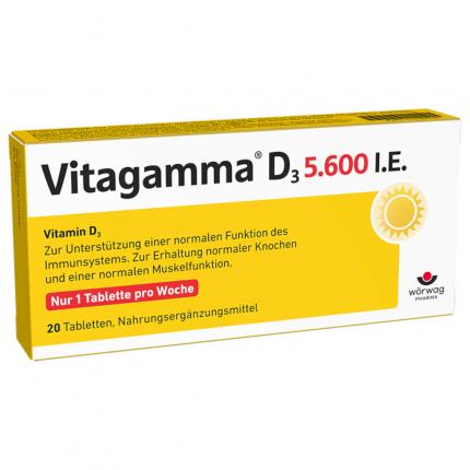 Vitagamma D3 5.600 I.E. Vitamin D3