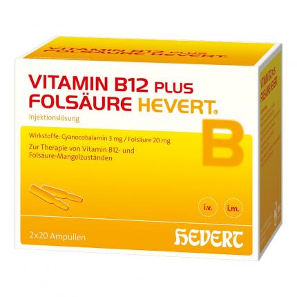 VITAMIN B12 PLUS FOLSÄURE HEVERT