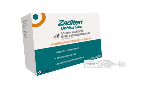 ZADITEN ophtha sine 0,25 mg / ml Augentropfen