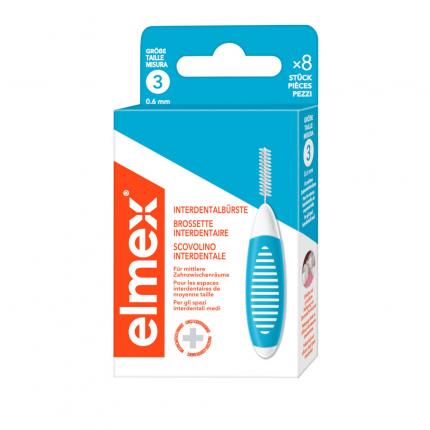 elmex INTERDENTALBÜRSTEN blau, Größe 3 0,6mm