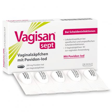 Vagisan sept Vaginalzäpfchen mit Povidon-Iod