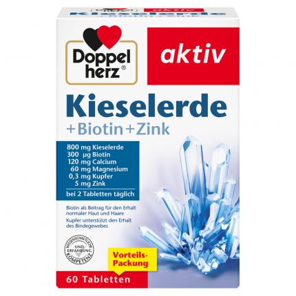 Doppelherz aktiv Kieselerde + Biotin + Zink