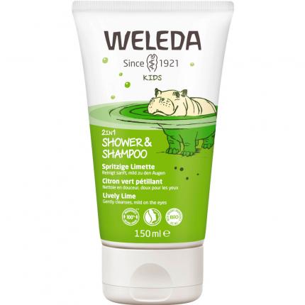 Weleda Kids 2in1 Shower &amp; Shampoo Spritzige Limette