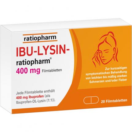 IBU LYSIN ratiopharm 400 mg - mit Ibuprofen