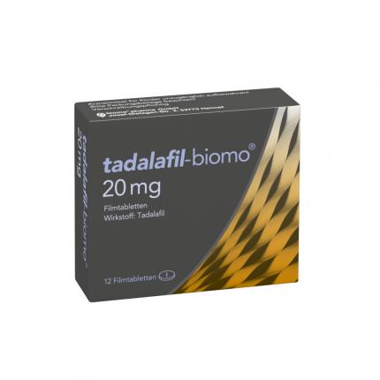 TADALAFIL biomo 20 mg Filmtabletten