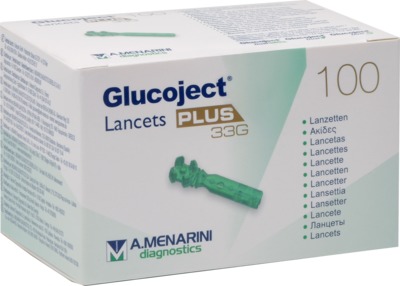 GLUCOJECT Lancets PLUS 33 G