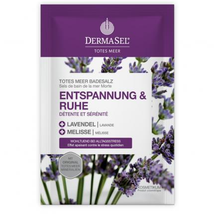 DERMASEL Totes Meer BADESALZ Entspannung &amp; Ruhe