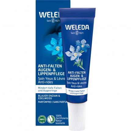 WELEDA Anti-Falten Augen- und Lippenpflege Blauer Enzian &amp; Edelweiss