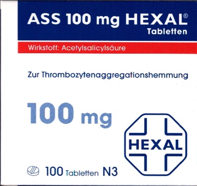 ASS 100mg HEXAL