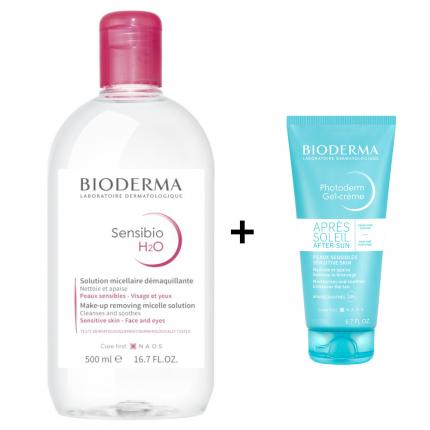 BIODERMA Sensibio H2O - Sanft reinigendes Mizellenwasser bei empfindlicher Haut 500 ml