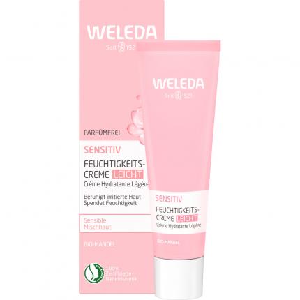 WELEDA Sensitiv Feuchtigkeitscreme Leicht Mandel