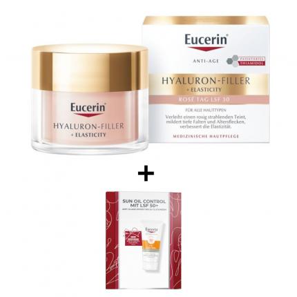 Eucerin HYALURON FILLER + ELASTICITY ROSÉ Tag LSF 30