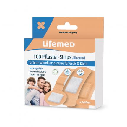 100 Lifemed Pflaster - Strips hautfarben