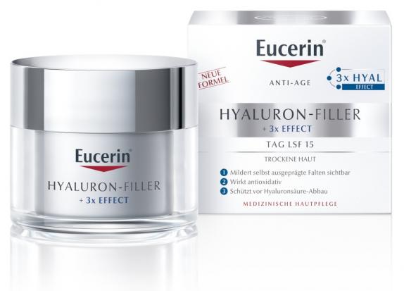 Eucerin HYALURON FILLER + 3x EFFECT Tagespflege LSF 15